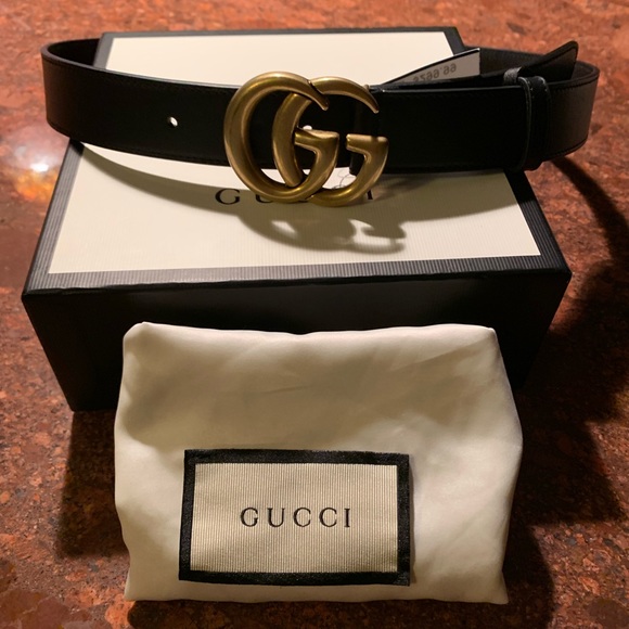 NWOT Gucci leather double G belt - Picture 2 of 4